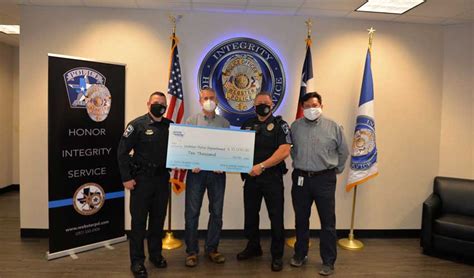 Webster Police Department Presented With Good Neighbor Grant
