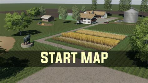 Empty Map Start Map Fs19 Fs19 Mod Mod For Farming Simulator 19 Ls
