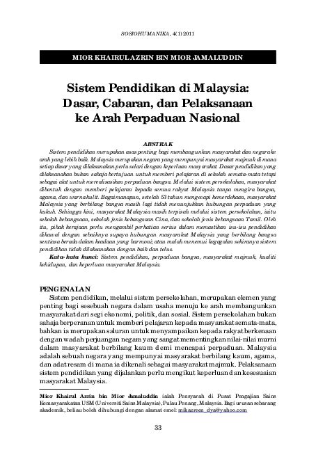 Kebebasan beragama merupakan salah satu hak kebebasan asasi yang diiktiraf oleh malaysia kepada setiap warganegara di bawah perlembagaan persekutuan.1 pada peringkat antarabangsa, pengiktirafan diberikan terhadap hak kebebasan beragama antaranya melalui instrumen. (PDF) MIOR KHAIRUL AZRIN BIN MIOR JAMALUDDIN | Azmi Md ...