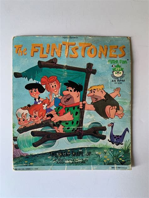 Peter Pan Players Record The Flintstones The Great Etsy