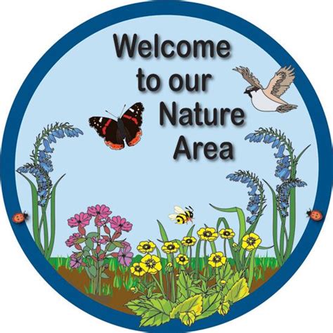 Welcome To Our Nature Area Wall Sign Wall Signs Nature Wall