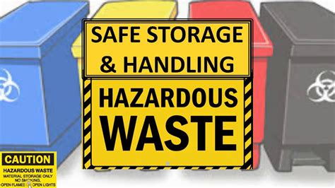Safe Storage And Handling Of Hazardous Waste Youtube