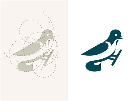 Bird Logo And Golden Ratio By Dainogo On Dribbble