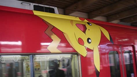 Even Pikachu Rides The Train In Japan