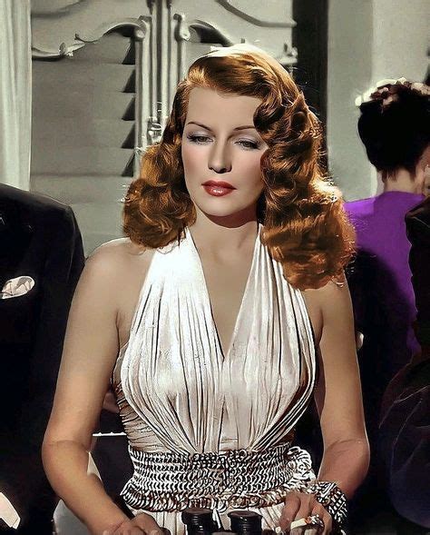 Hollywood Stars Old Hollywood Hair Vintage Hollywood Glamour Classic Hollywood Rita Hayworth