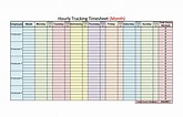 Hourly Schedule Template Free Printable - Printable Templates