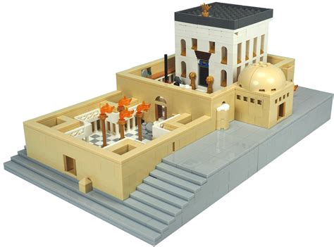Holy Temple Model Made With Lego Brick From Etsy