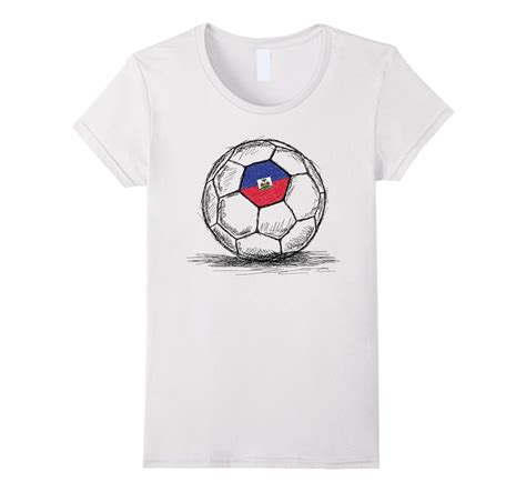 Haiti Haitian Flag Design On Soccer Ball Jersey T Shirt 4lvs 4loveshirt