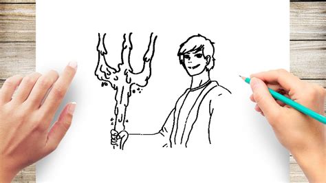 How To Draw Percy Jackson Step By Step For Kids Youtube