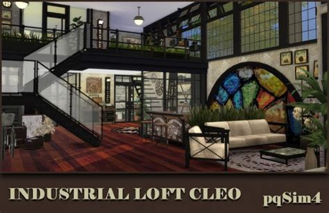 Pqsims4 Industrial Loft Cleo Sims 4 Downloads