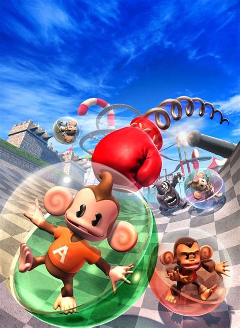 Super Monkey Ball Adventure 2006 Video Game Box Cover Art For The Ps2