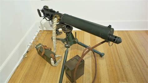 Ww1 Era Water Cooled Machine Gun Picture Of Australian Army Museum