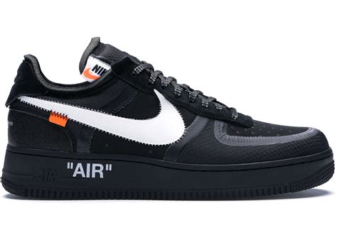 Nike air force 1 crater. Nike Air Force 1 Low Off-White Black White - AO4606-001