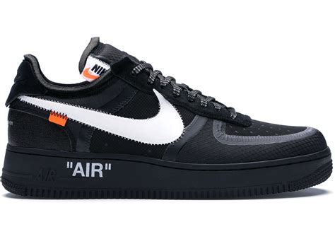 Follow to keep up with nike's hottest new kicks follow us @airforce1nike and tag us to get featured. Nike Air Force 1 Low Off-White Black White - AO4606-001