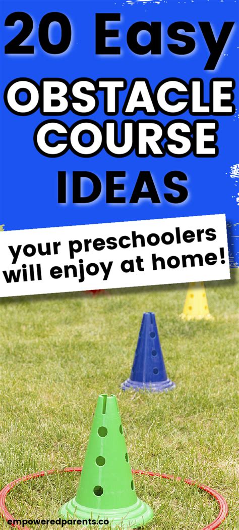 20 Simple Obstacle Course Ideas For Preschoolers Artofit
