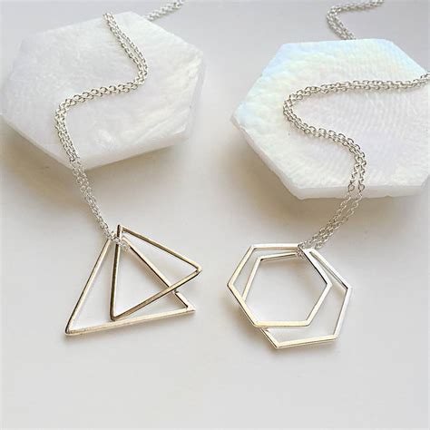 Geometric Necklace By Sophie Jones Jewellery