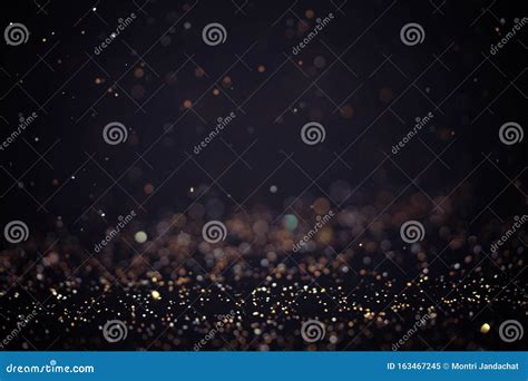 Glitter Vintage Lights Background Gold Silver Abstract Lights Luxury