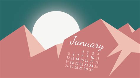 62 January 2020 Calendar Wallpapers On Wallpapersafari