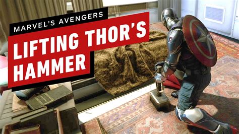 Marvels Avengers All Avengers Try To Lift Thors Hammer ⋆ Epicgoo