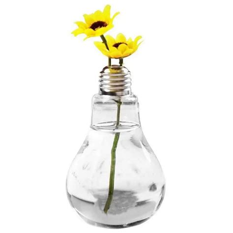 Hanging Ecological Light Bulb Vase Green Plant Water Glass Bottle
