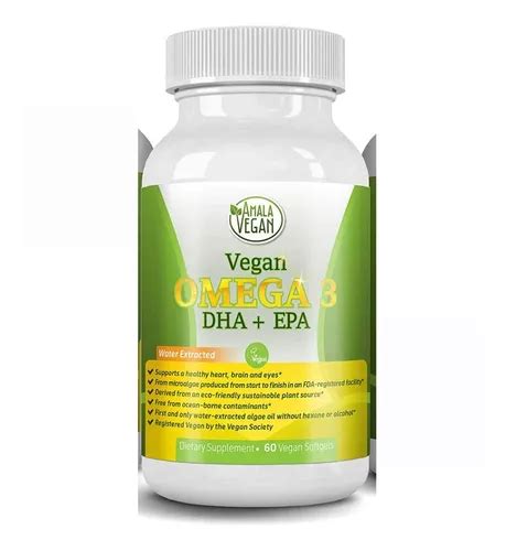 Omega 3 Vegano Dha And Epa 60caps Unidad A 5185 Envío Gratis
