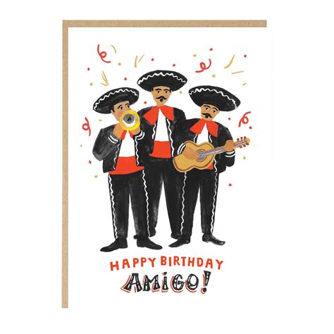 Happy Birthday Amigo Card By Jade Fisher Available At