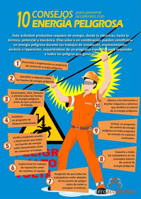 10 Consejos Para Prevenir Accidentes Con Energía Peligrosa