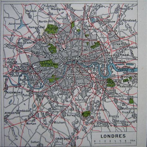 London Map 1925 Gabriel Flickr
