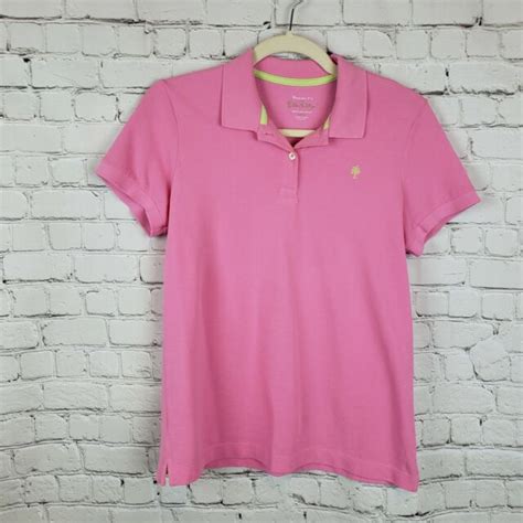 Lilly Pulitzer Pique Resort Fit Golf Polo Shirt S Ebay