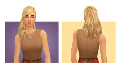 My Sims 4 Blog Lily Hair By Blogsimplesimmer
