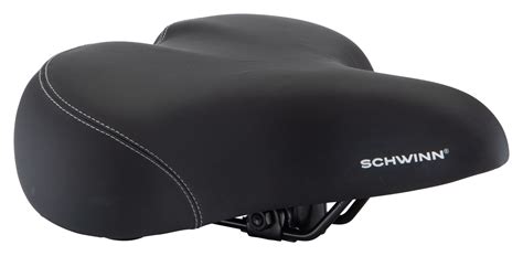 Sporting Goods Saddles Seats Schwinn Quilted Wide Cruiser Saddle