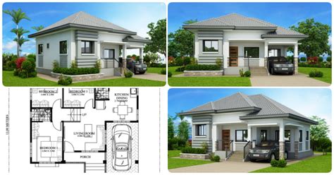 Modern Bungalow House Plan With Three Bedrooms Pinoy House Designs My