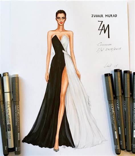 Natalia Zorin Liu On Instagram Fashionillustration Zuhairmurad
