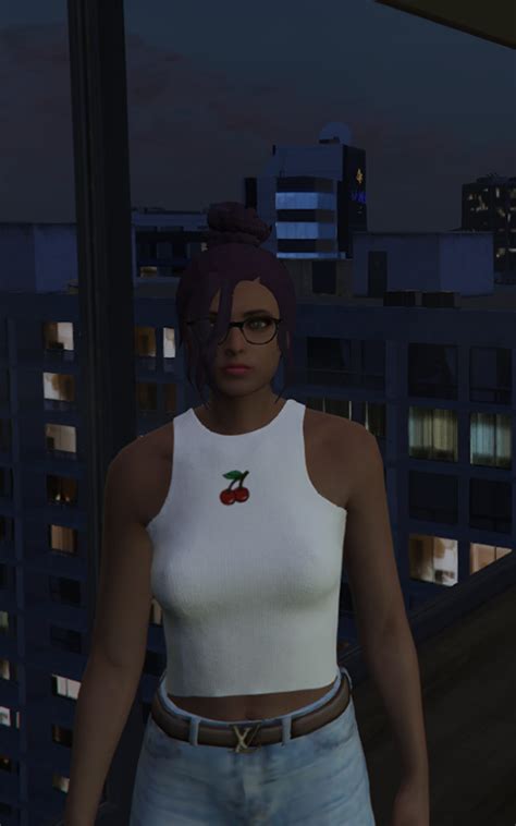 Fitted Shirt For Mp Female Mp Fivem Gta5