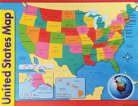 United States Map Poster Home Messenger