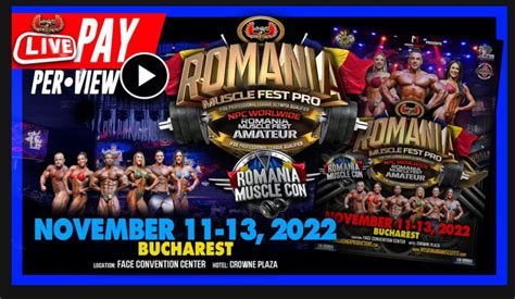2022 Romania Muscle Fest Ppv Replay Wings Of Strength