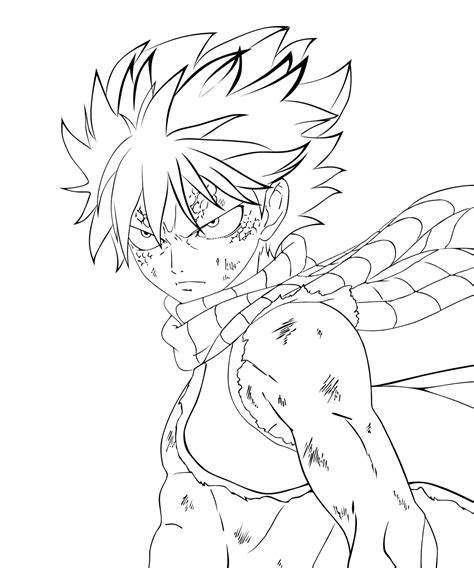 Cool Natsu Coloring Page Free Printable Coloring Pages For Kids