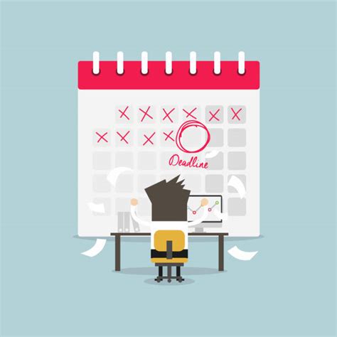 Best Busy Calendar Illustrations Royalty Free Vector Graphics And Clip