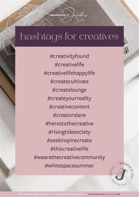 This Guide With Over 200 Hashtags For Creatives Female Entrepreneurs