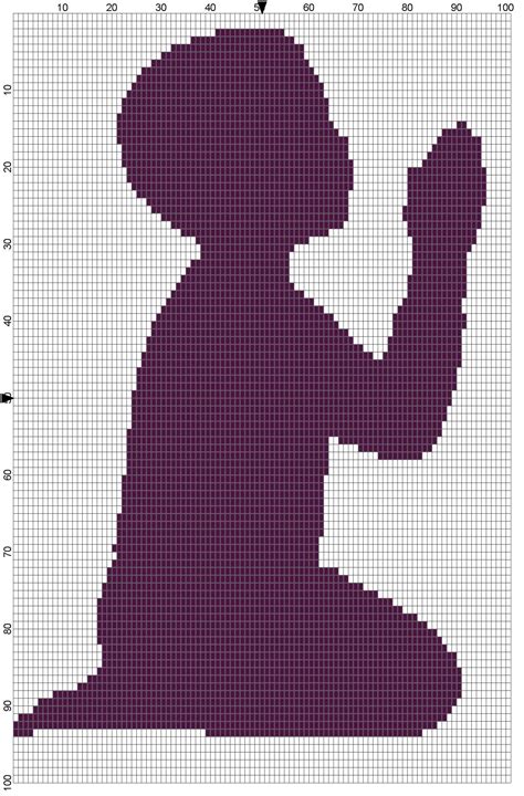 Crochet Graph Crochet Pixel Crochet Image Crochet Tapestry