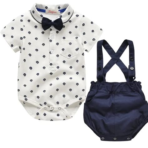 6m 4t Newborn Kids Gentleman Outfit Toddler Baby Boys Clothes Set