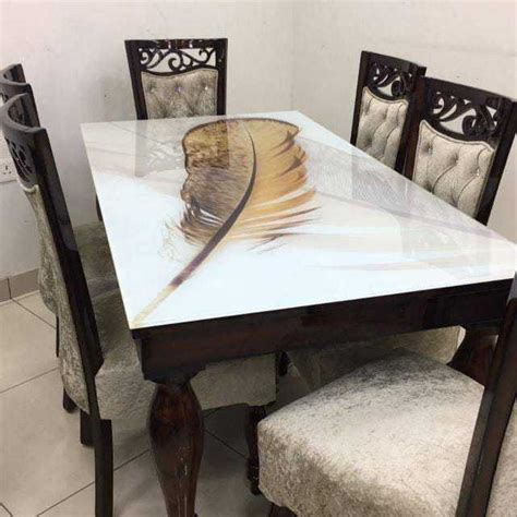 Fancy Dining Table Glass At Rs 350 Square Feet Glass Dining Table In Delhi Id 20466461188