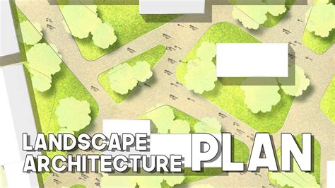 Landscape Architecture Site Plan Rendering In Photoshop Youtube