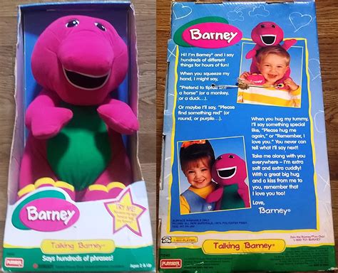 Buy 17 Talking Barney The Dinosaur Plush Stuffed Toy Doll Online At