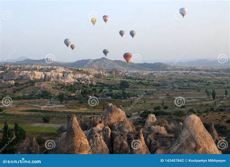 Balloons Over Cappadocia Editorial Photography Image Of Morning