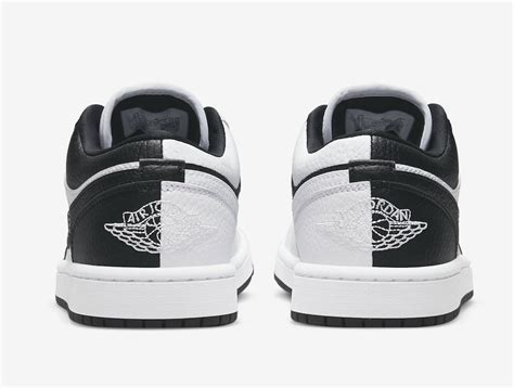 Air Jordan 1 Low Split Black White Dr0502 101 Release Date Sbd