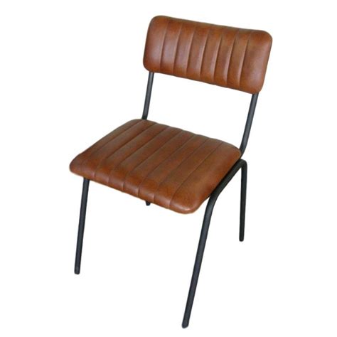 Brass leg leather dining chair. Genuine Leather ribbed seat and back dining chair black ...