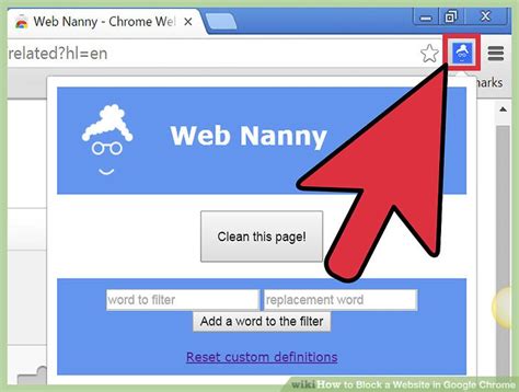You can blacklist and whitelist websites according to time click on it and the website will be added to the block list. 4 Ways to Block a Website in Google Chrome - wikiHow