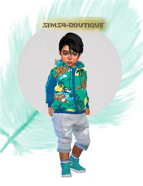 Sims4 Boutique ♔ ★ Designer Set For Toddler Boys Ts4 ★ Sims 4