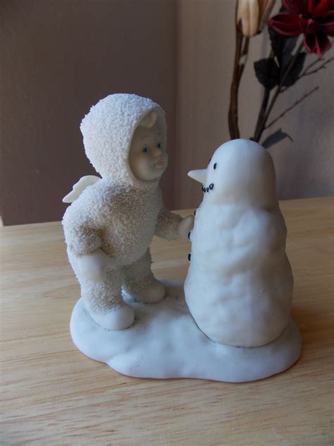 Dept 56 Snowbabies Retired “snowman Why Dont You Talk To Me” Figurine